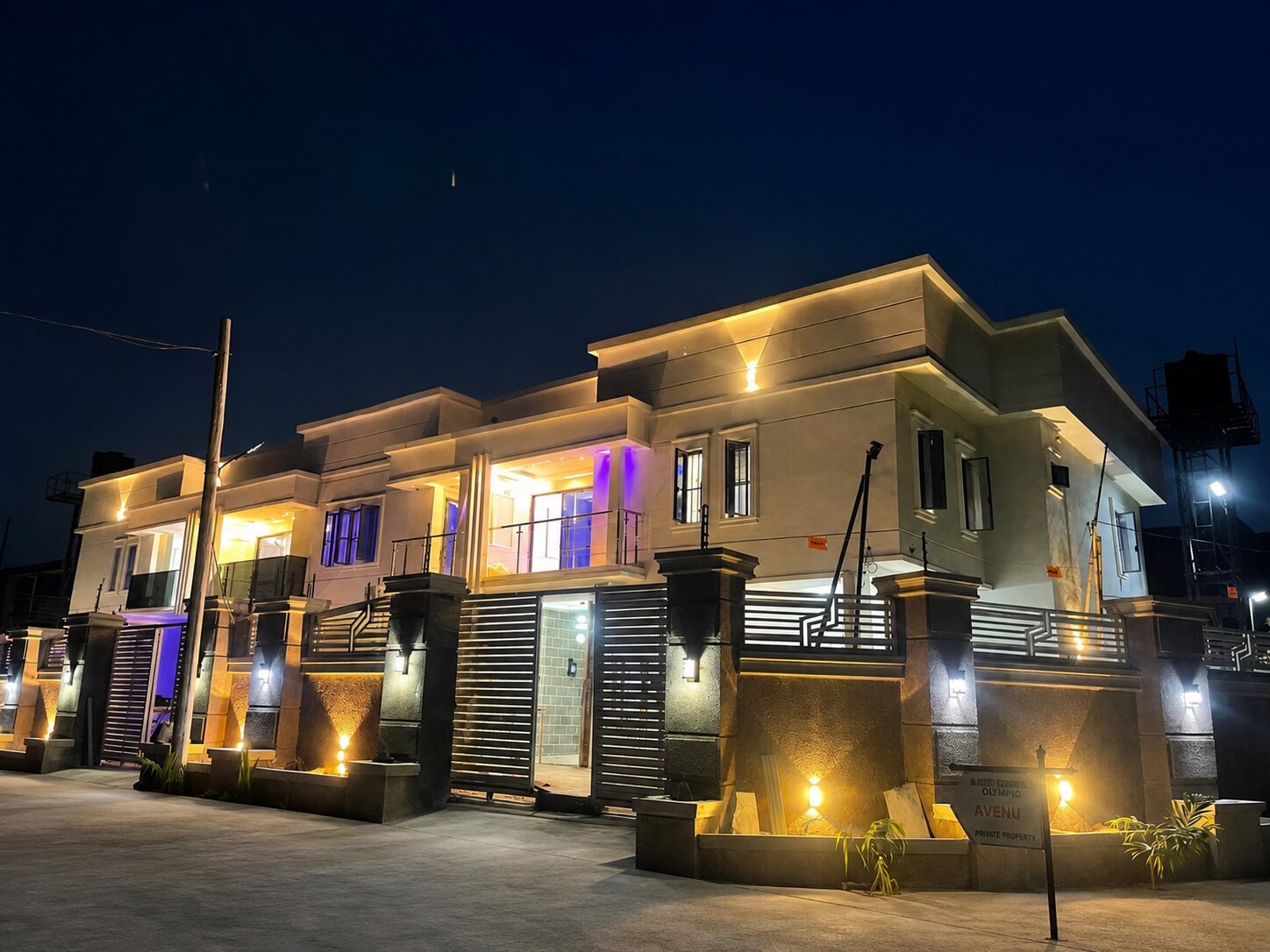 Luxury Lagos property skyline